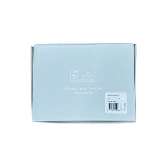 ettitude Sateen Shortie Shorts - Size Medium - Lime - Picture 7 of 8